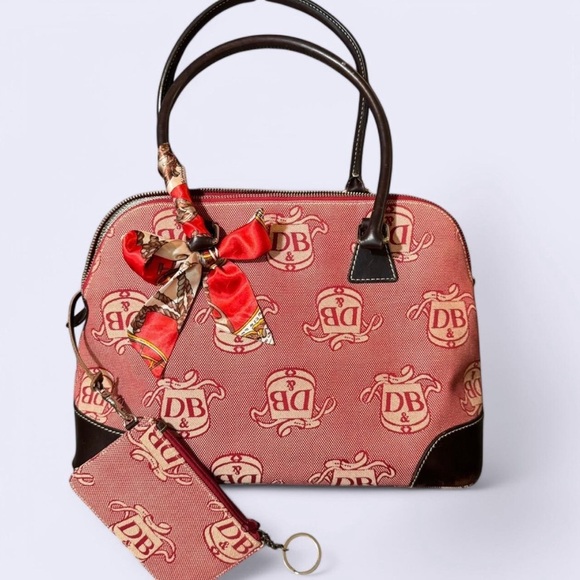 Large Dooney & Bourke Pink Satchel/satchel Bag - Picture 1 of 15